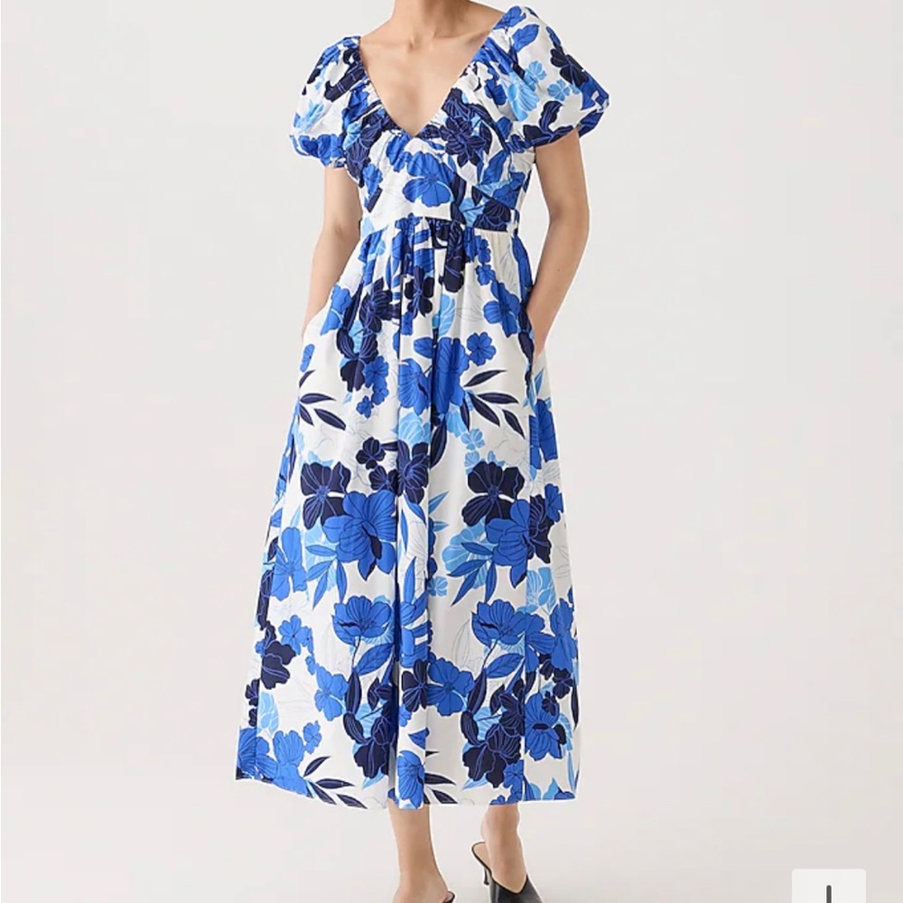 Jcrew Puffy sleeve dress